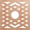 Ekena Millwork Chevron Wood Fretwork Pierced Ceiling Medallion, Cherry, 34"OD x 8 3/4"ID x 1/4"T CMWP34X34X0250CHCH - alternate 1